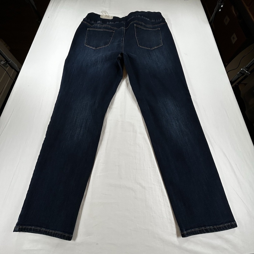 NEW Chico's Women's 3R Basic XL Jackson Indigo Pull On Jegging Jeans Dark Wash - Picture 7 of 10